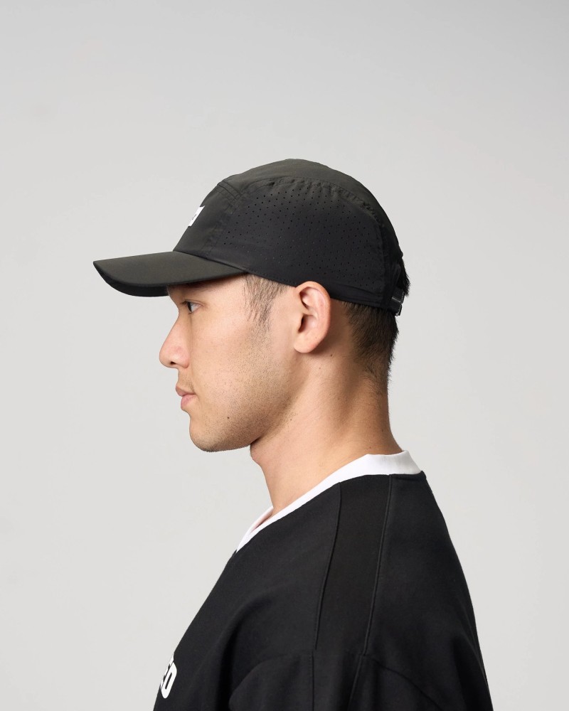 AeroVent 5-Panel Cap (Black)