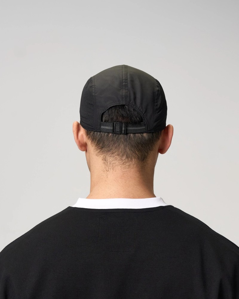 AeroVent 5-Panel Cap (Black)