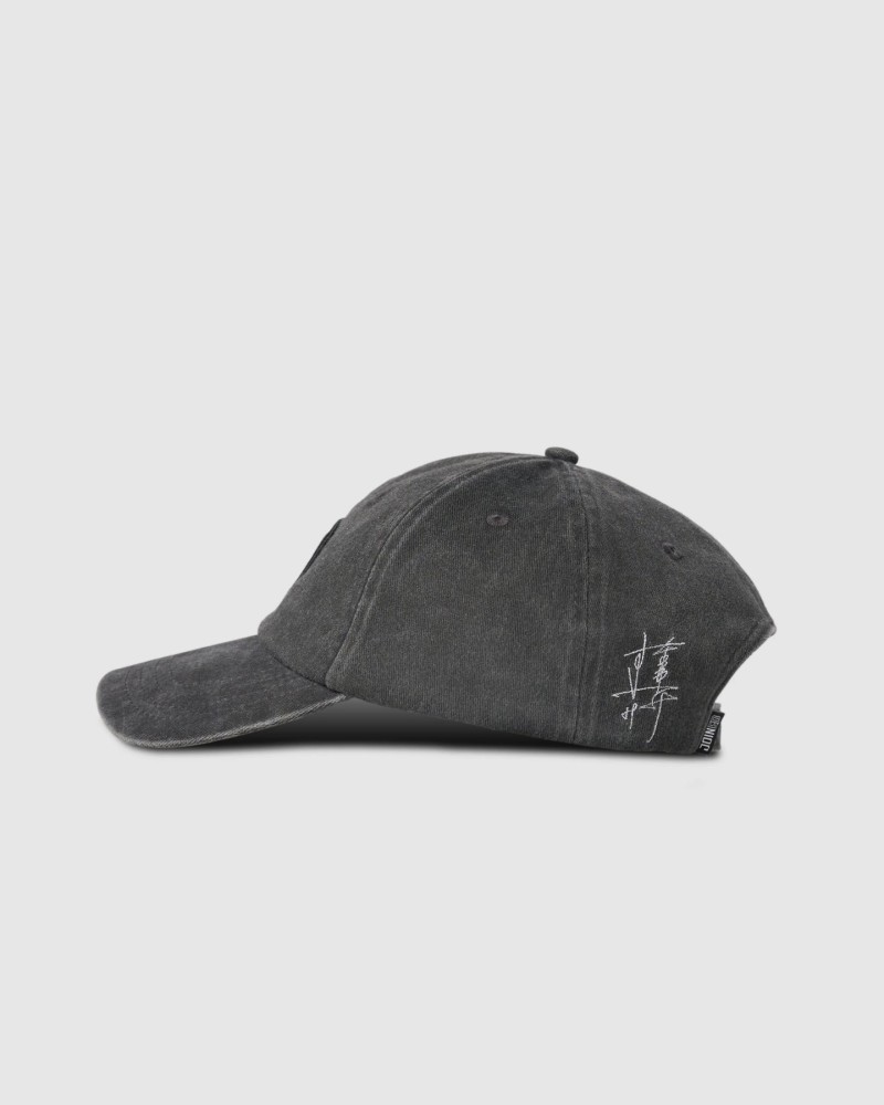 TEAMJOINED x H Dad Hat (Washed Black)