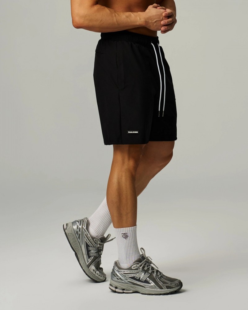 4-Way Gym Shorts (Black)