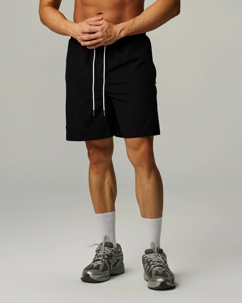 4-Way Gym Shorts (Black)