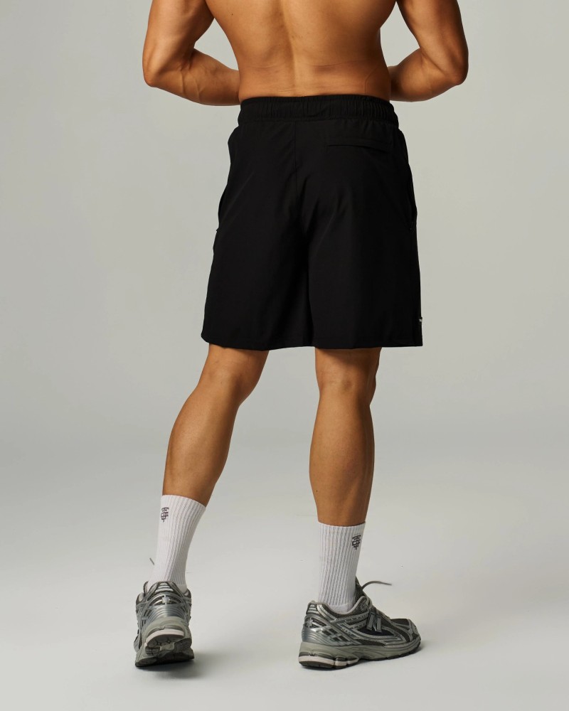 4-Way Gym Shorts (Black)