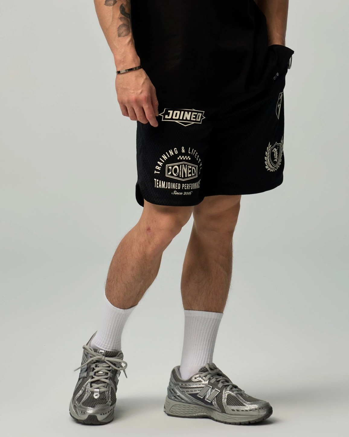 TJTC™ Badge Racing D-Mesh V2 Shorts (Black)