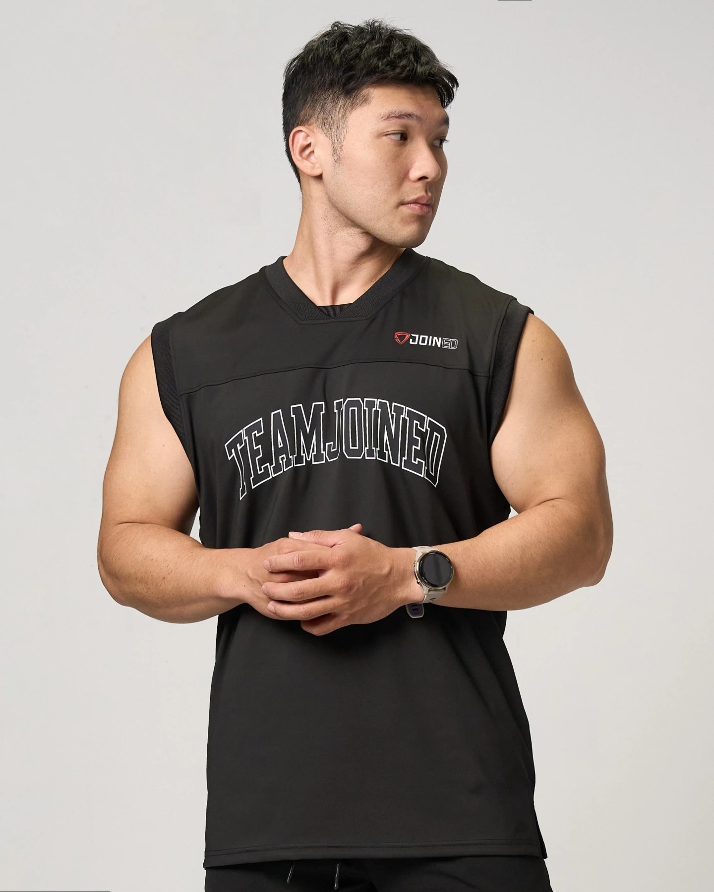 Adapt Arch Logo Sleeveless Jersey (Black)