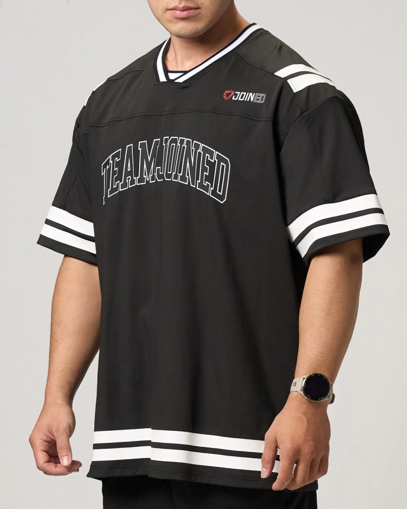 Adapt Arch logo Striped Jersey (Black)