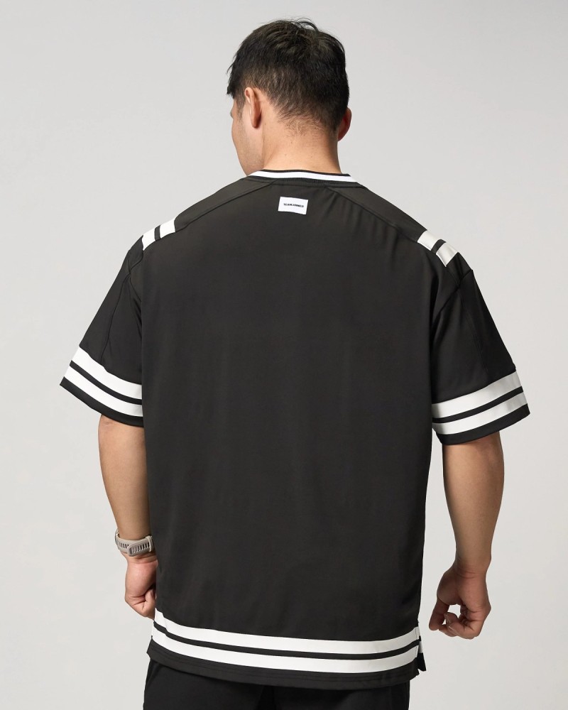 Adapt Arch logo Striped Jersey (Black)