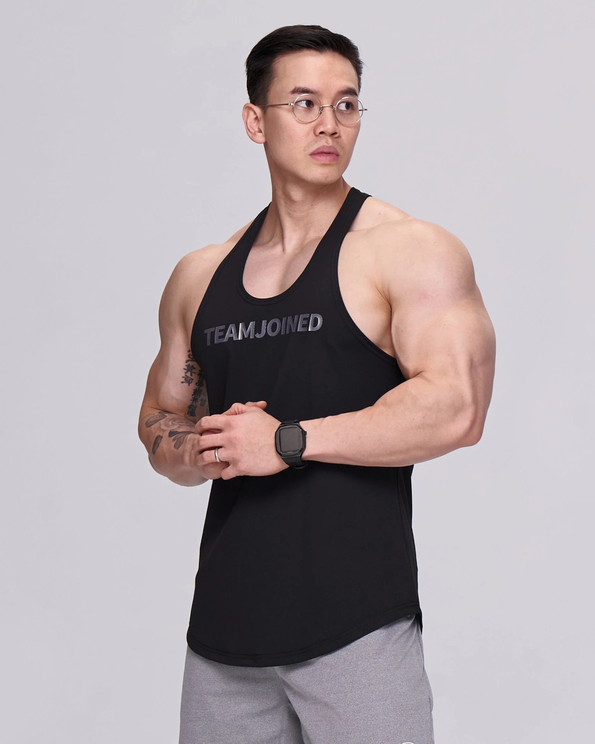 Adapt Spine logo Muscle Stringer (Black)