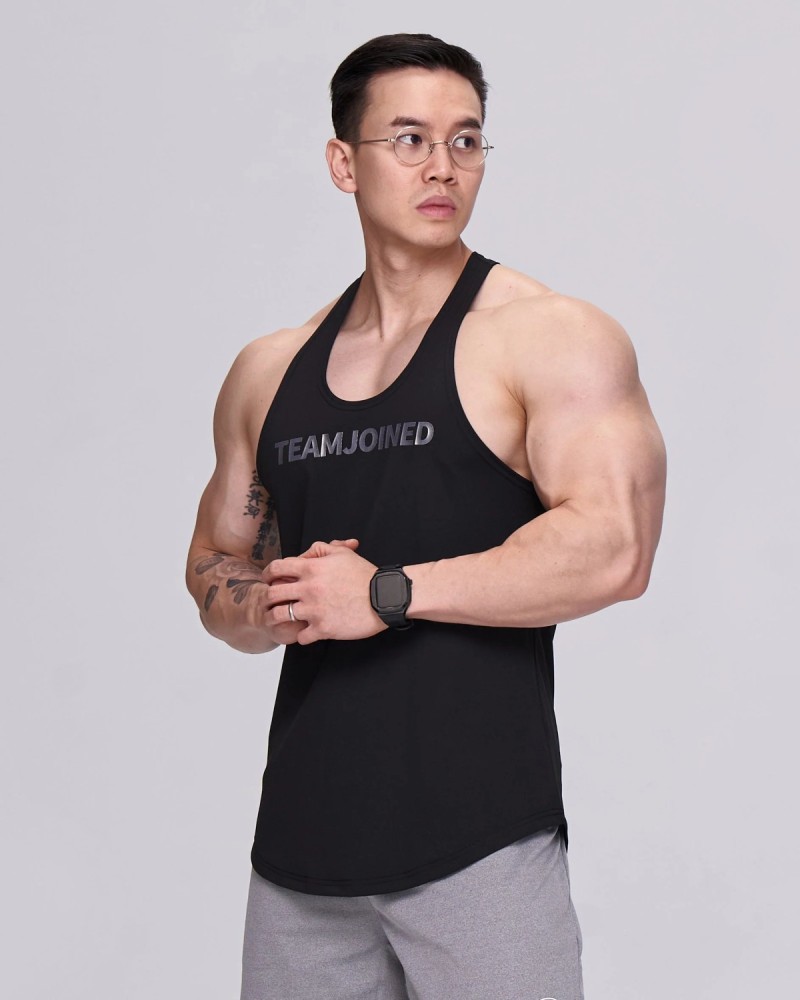 Adapt Spine logo Muscle Stringer (Black)