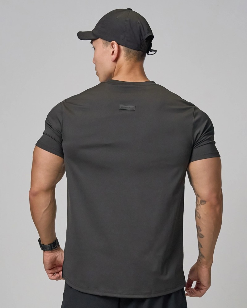 AdaptLite Flat Sleeves Muscle Top (Black)