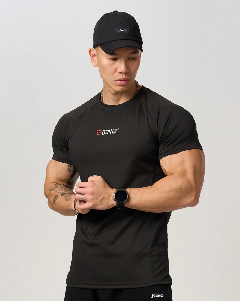 Full Logo Form-Fit Top (Black)