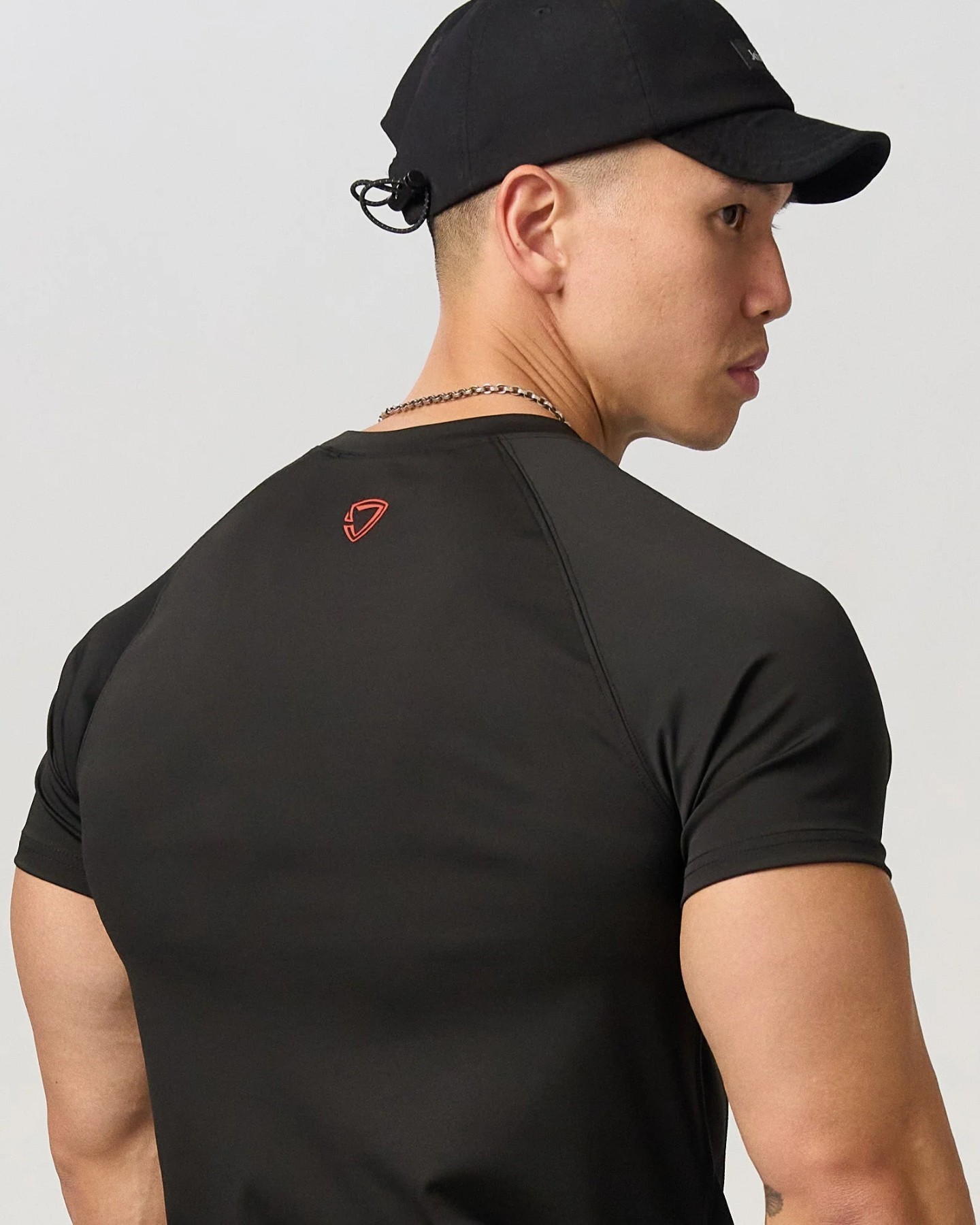 Full Logo Form-Fit Top (Black)