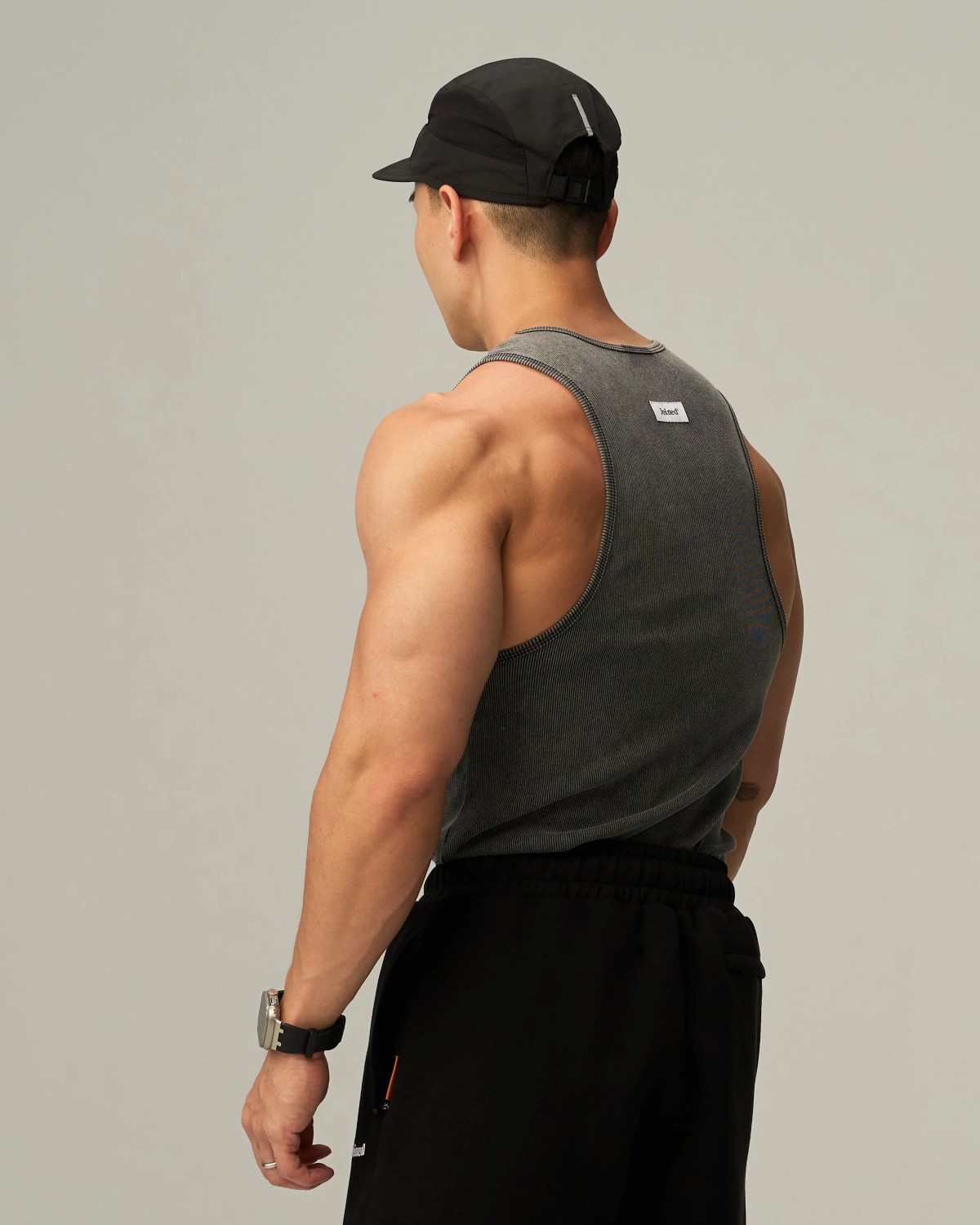 M-Life Ribbed Tank (Fade Black)