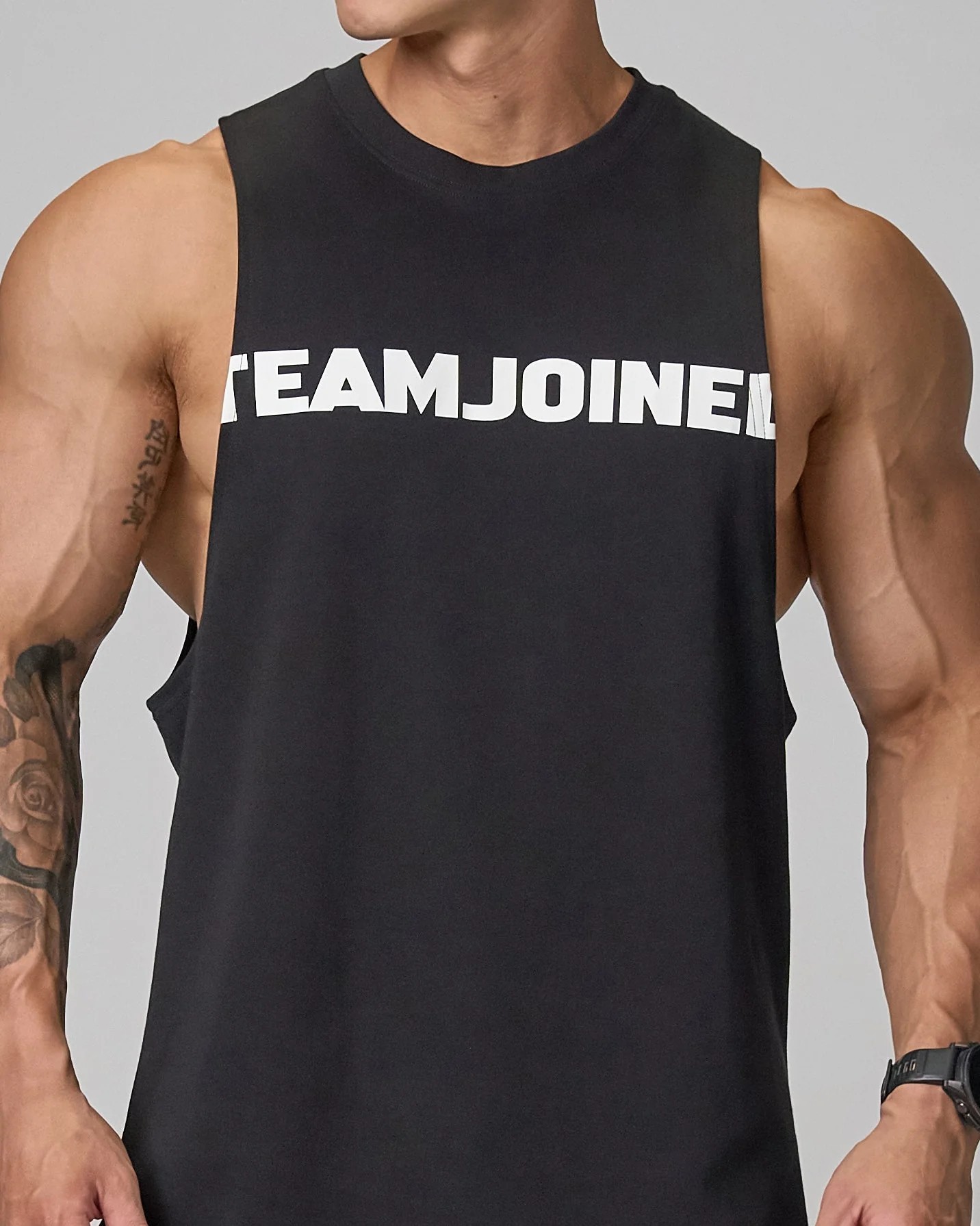 Raw Cut-Off Tank (Black)