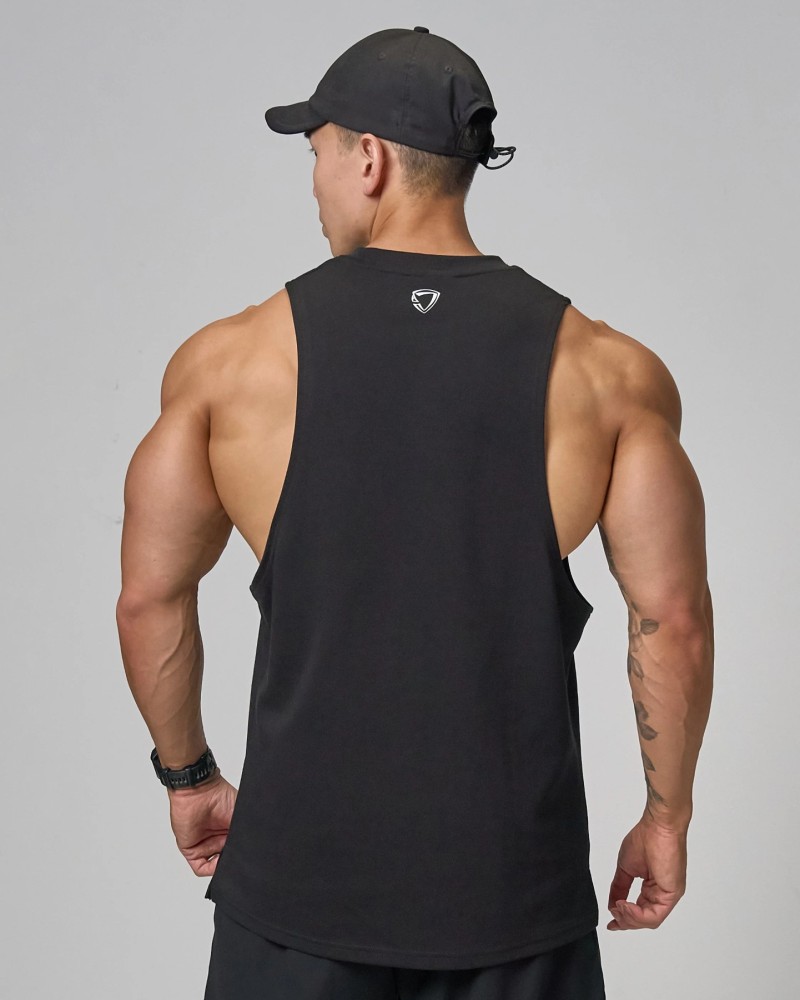 Raw Cut-Off Tank (Black)