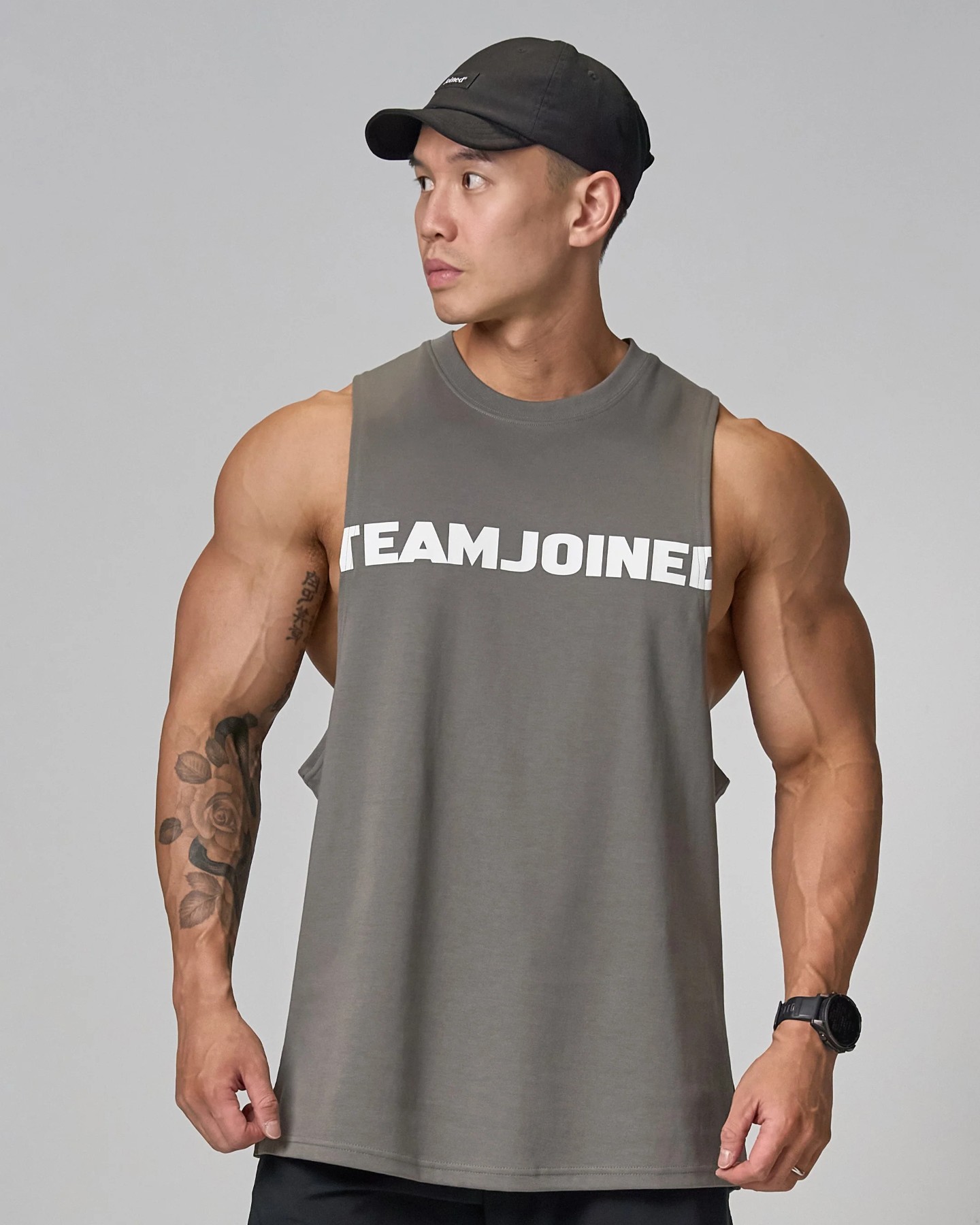 Raw Cut-Off Tank (Grey)