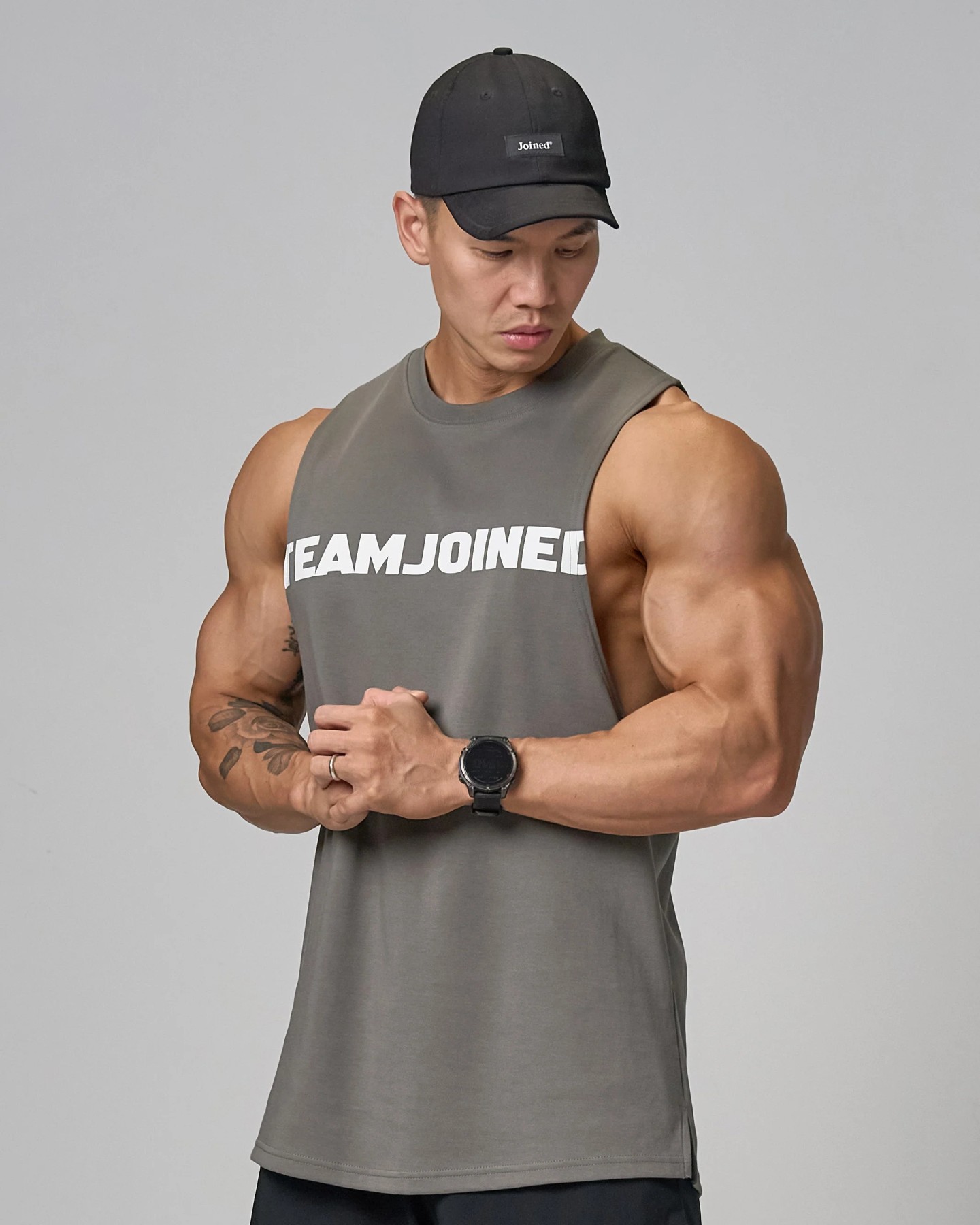 Raw Cut-Off Tank (Grey)