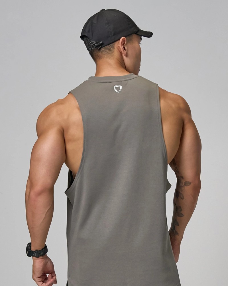 Raw Cut-Off Tank (Grey)