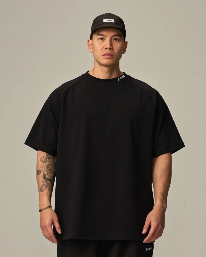 Raglan Turtle Neck Oversized (Black)