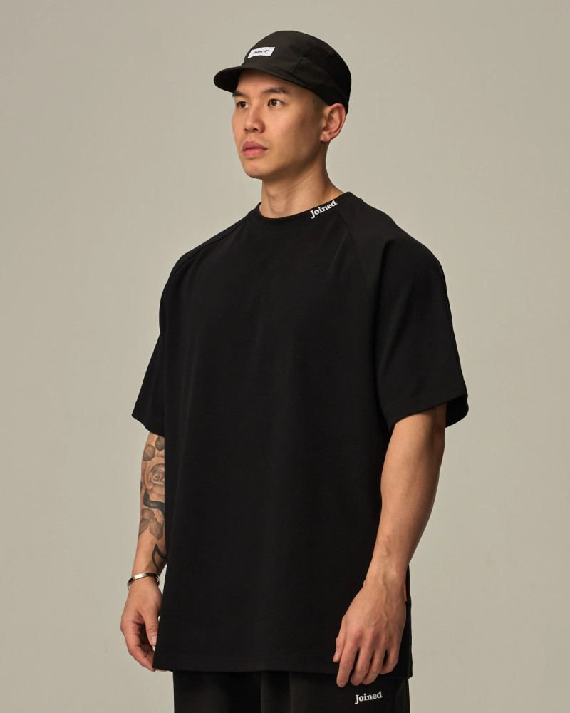 Raglan Turtle Neck Oversized (Black)