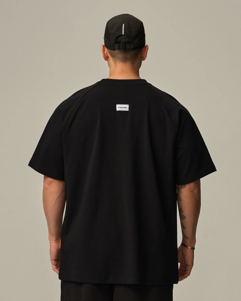 Raglan Turtle Neck Oversized (Black)