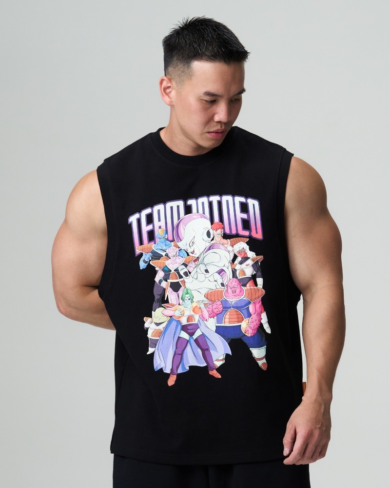 Dragon Ball Z Ginyu Force Sleeveless Oversized (Black)