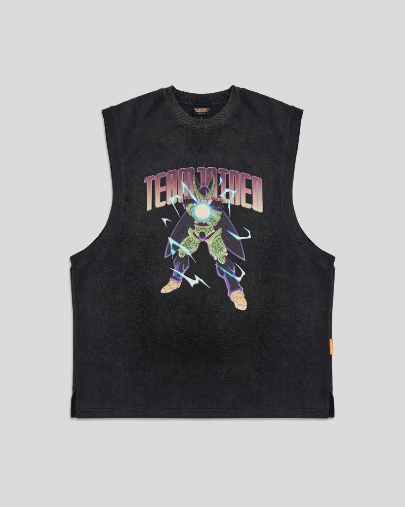 Dragon Ball Z Cell Sleeveless Oversized (Black)