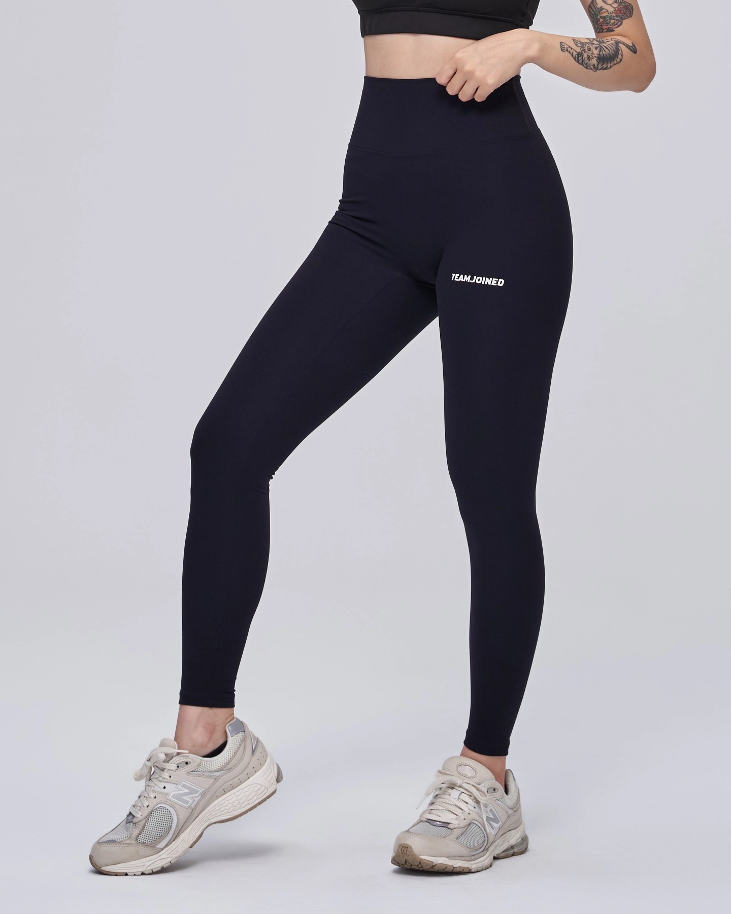 High-Waisted Butt-Lifting Leggings (Black)