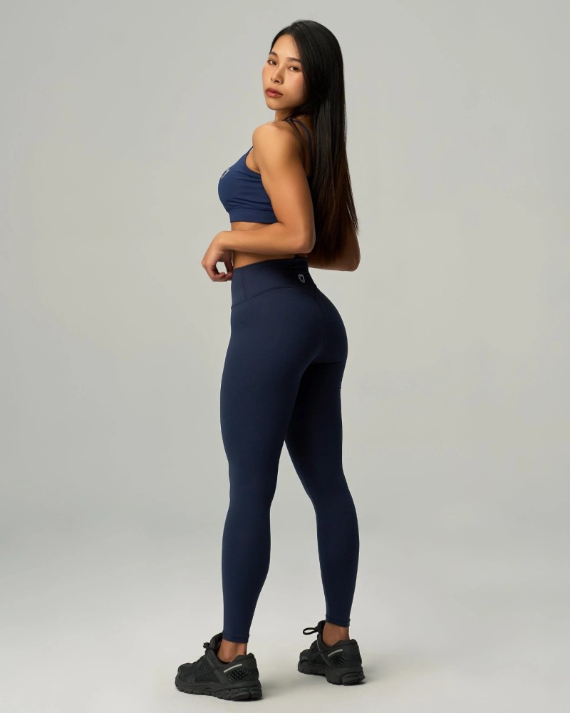 High-Waisted Butt-Lifting Leggings (Navy)