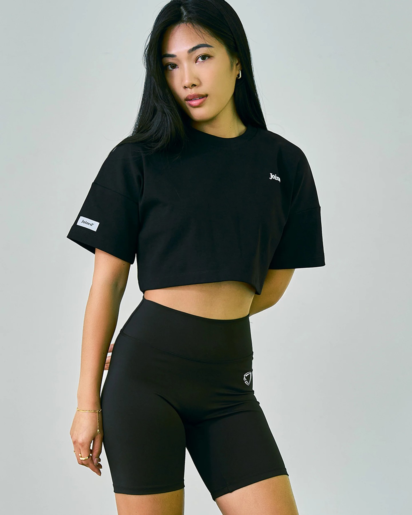 M-Life Oversized Crop Top (Black)