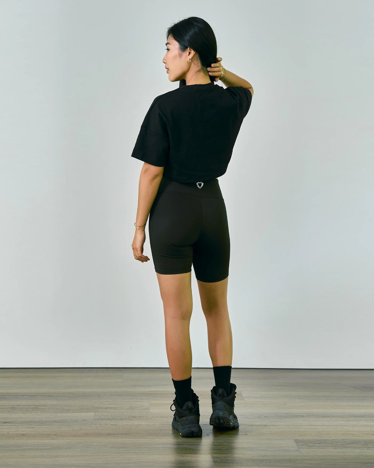 M-Life Oversized Crop Top (Black)