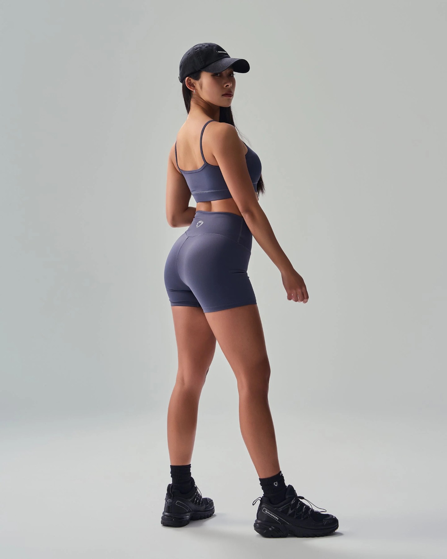 Straps Sports Bra (Indigo)