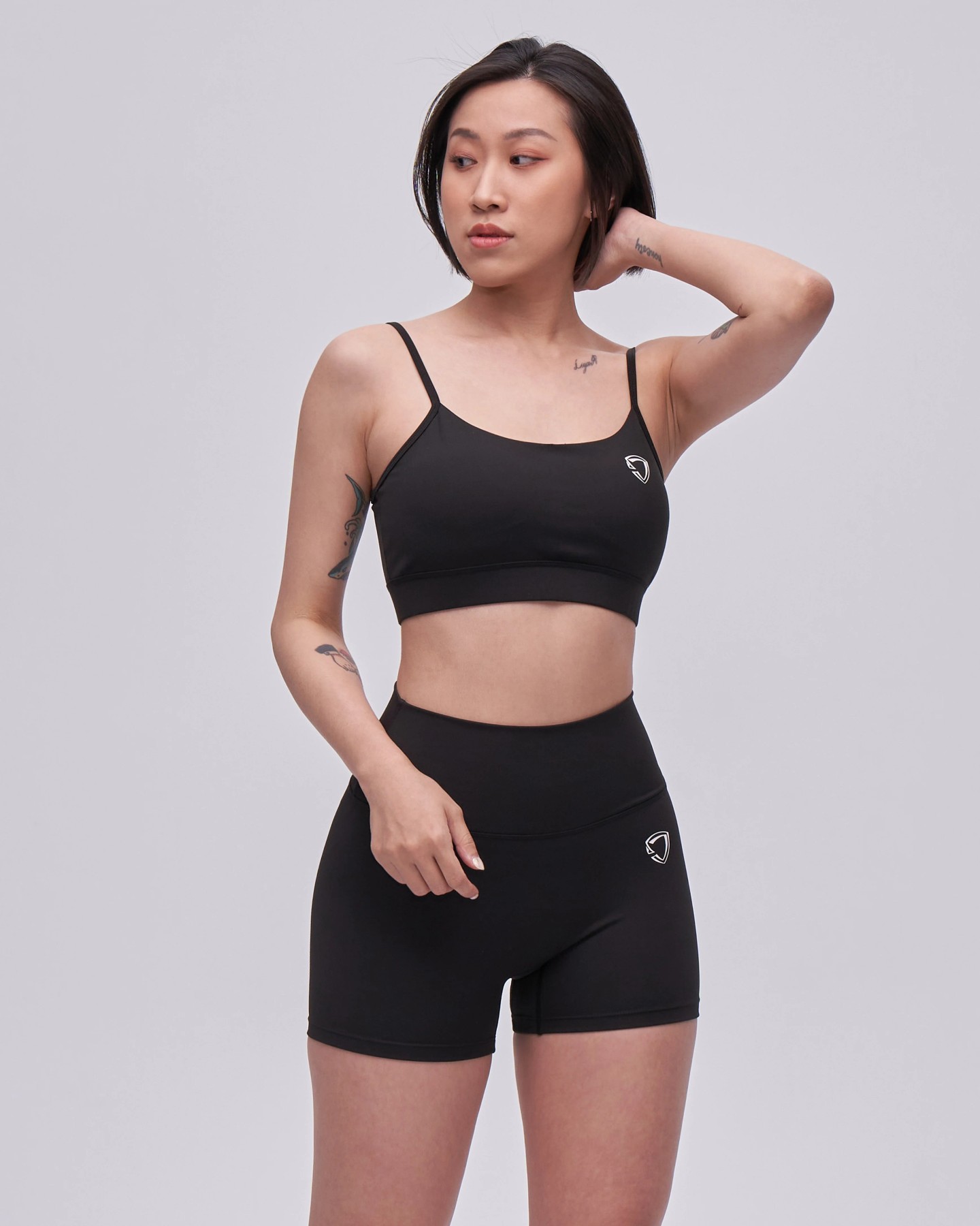 Straps Sports Bra (Black)